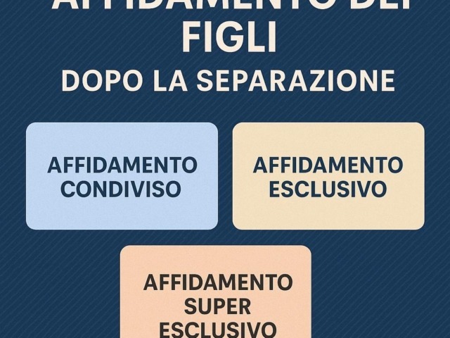 Le forme di affidamento dei figli in caso di separazione: cosa prevede la legge italiana