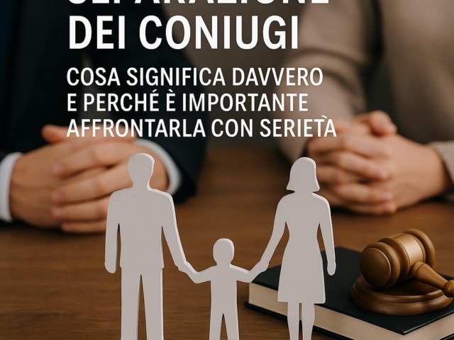 Separazione dei coniugi: cosa significa davvero e perché è importante affrontarla con serietà