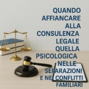 psicolog o avvocato consulenza integrata nei conflitti familiari