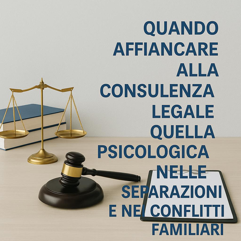 psicolog o avvocato consulenza integrata nei conflitti familiari