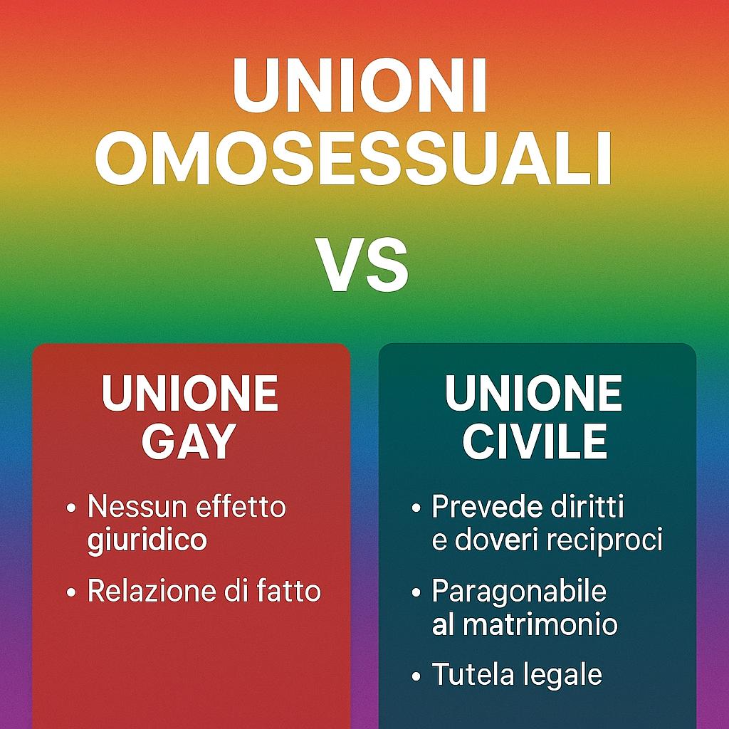 unioni omosessuali e unioni civili