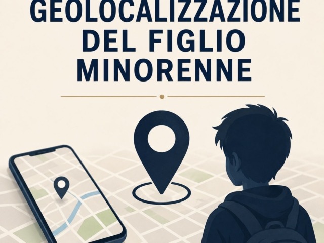 Geolocalizzazione figli genitori separati Savignano